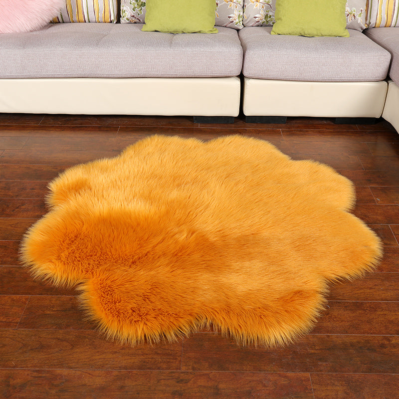Moderner fester Farbe Teppich Mehrfachfarbener Shag Indoor Teppich Anti-Rutsch-Rückenwaschmaschinen-Teppich für Raumdekoration