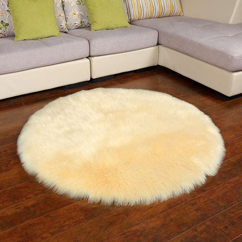 Moderner fester Farbe Teppich Mehrfachfarbener Shag Indoor Teppich Anti-Rutsch-Rückenwaschmaschinen-Teppich für Raumdekoration