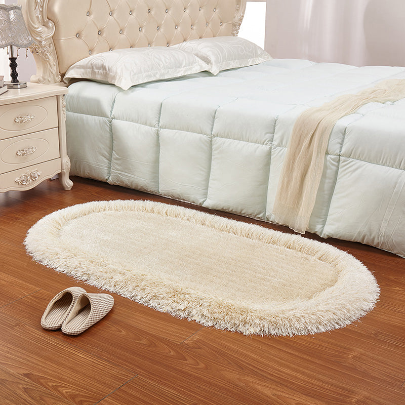 Ontspannende massief kleuren Tapijt Multi -kleuren Fluffy binnen Tapijt Huisdiervriendelijk wasbaar tapijt voor slaapkamer