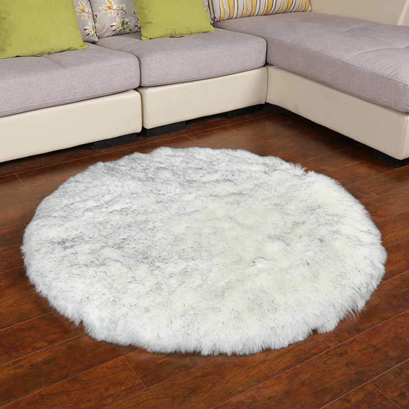 Multi-Color Casual Teppich Faux Wolle Festkörperbereich Teppich nicht rutscher Backing Easy Care Teppich für die Dekoration