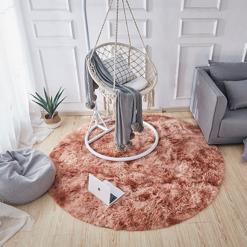 Comfort Bedroom Rug Multi Colored Tie Dye Print Carpet Fluffy Anti-Slip Backing Area Rug