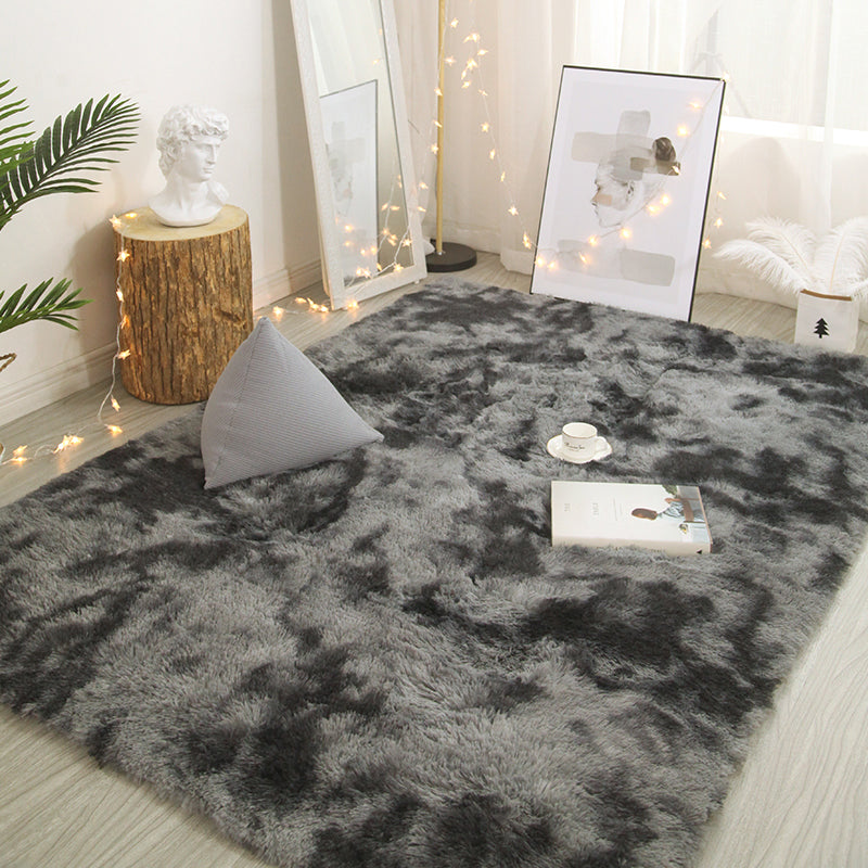 Ontspannende stropdy kleurstof gedrukt tapijt multi-kleuren shag gebied tapijt anti-slip wasbaar wasbaar gemakkelijke tapijten voor decoratie