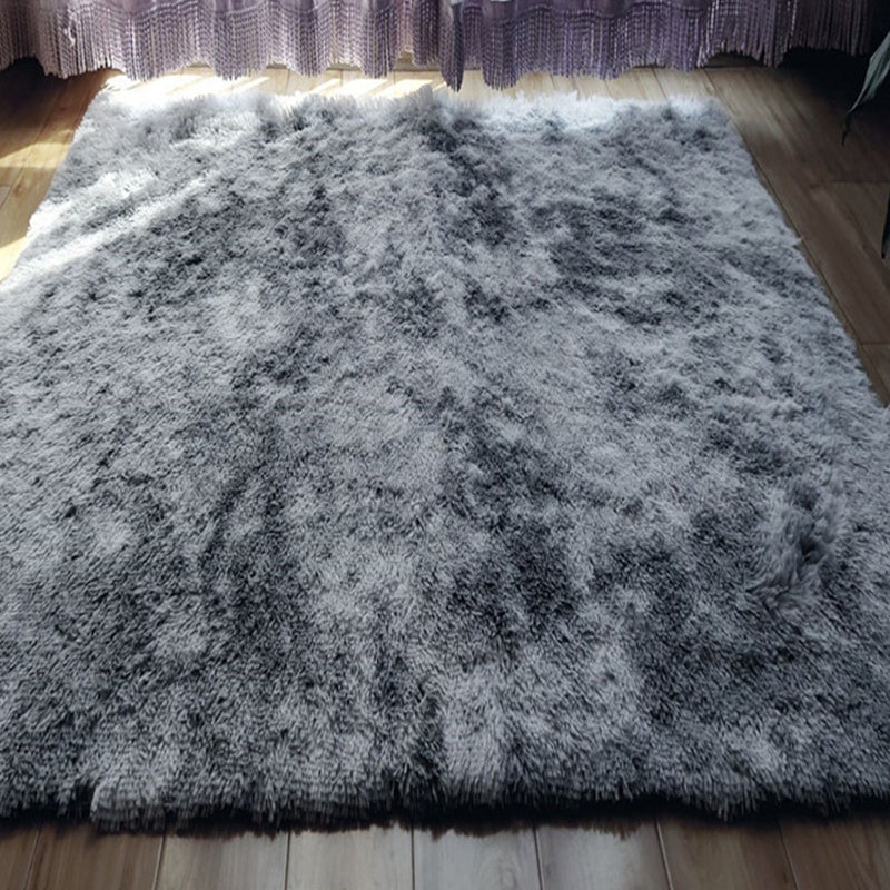 Natürlicher Krawattenfärbem Gemusterter Teppich Multi-Color Fluffy Teppy Anti-Slip Easy Care Teppich für Wohnkultur