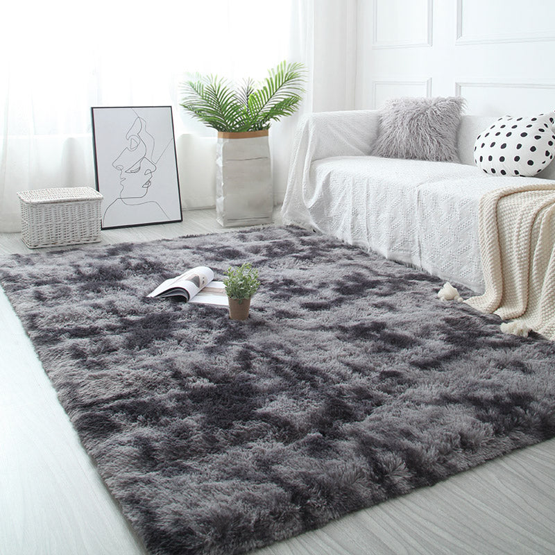 Tappeto scandinavo del soggiorno a più colori shag shag non slittata per animali domestici