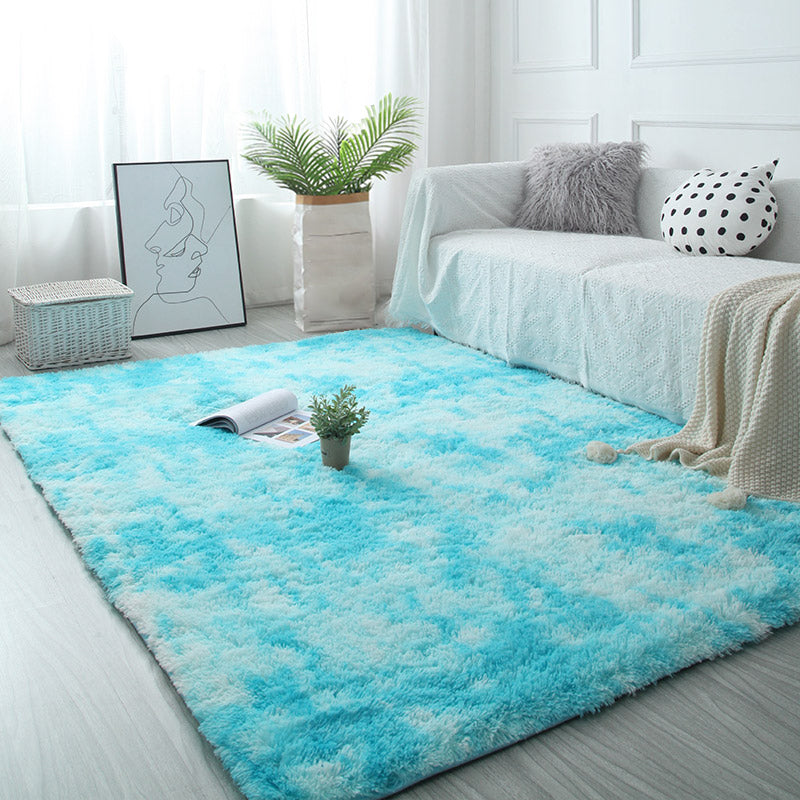 Tappeto scandinavo del soggiorno a più colori shag shag non slittata per animali domestici