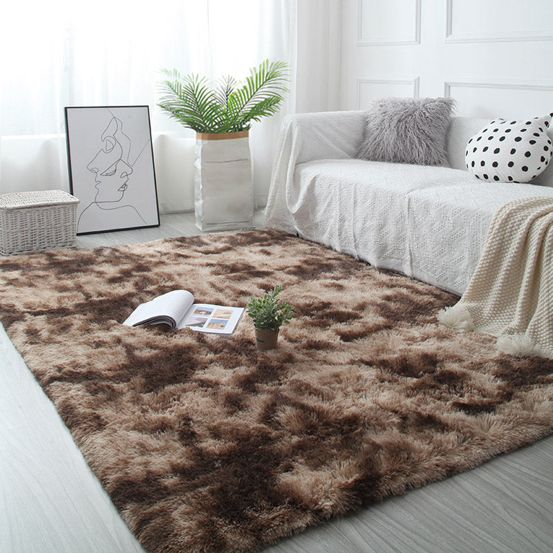 Tappeto scandinavo del soggiorno a più colori shag shag non slittata per animali domestici