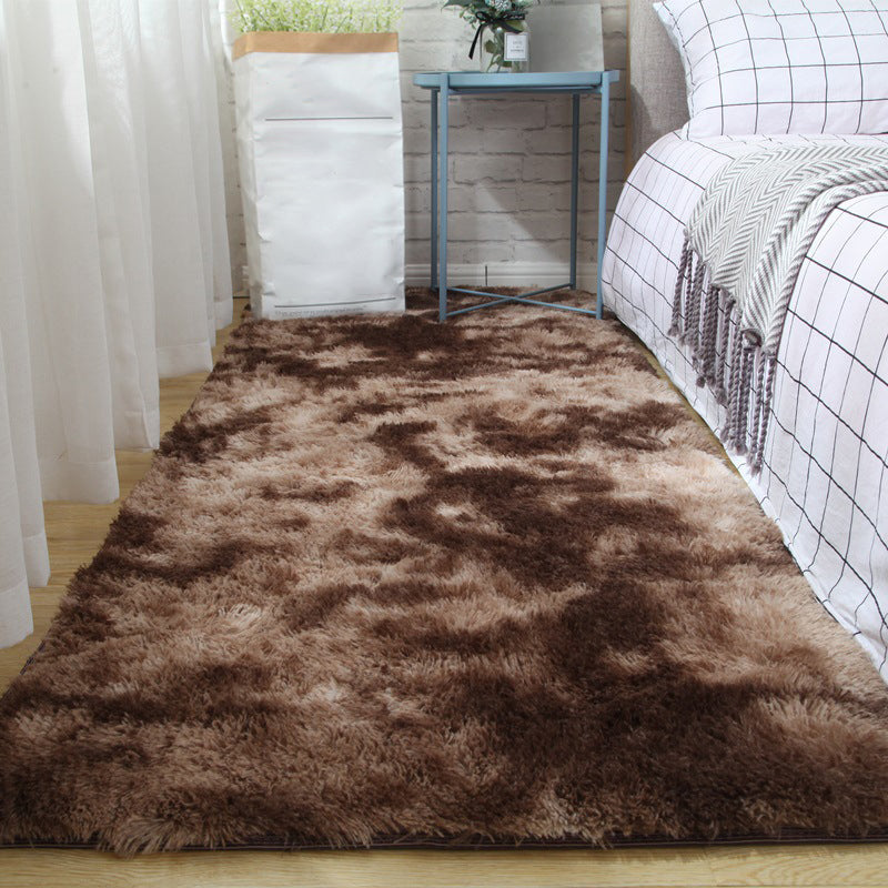 Multi-Color Tie Dye Printed Rug Shag Modern Carpet Non-Slip Machine Washable Area Rug for Decoration
