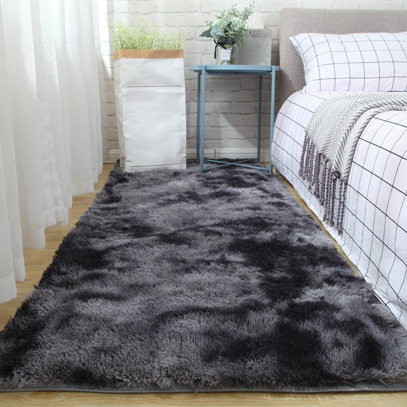 Multi-Color Tie Dye Printed Rug Shag Modern Carpet Non-Slip Machine Washable Area Rug for Decoration