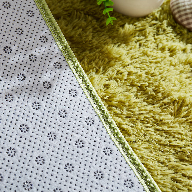 Multi gekleurd modern tapijt Shag vaste kleur tapijt Petvriendelijk niet-slip gebied Rug voor woningdecoratie