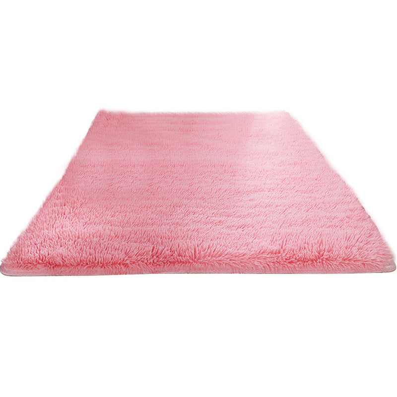 Multi gekleurd modern tapijt Shag vaste kleur tapijt Petvriendelijk niet-slip gebied Rug voor woningdecoratie
