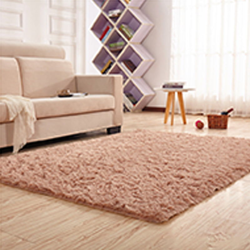 Minimalistischer Rug Multi-Farb-Kunstfell-Innenteppichmaschine Waschbarer Anti-Schlupf-Teppich für Wohnzimmer