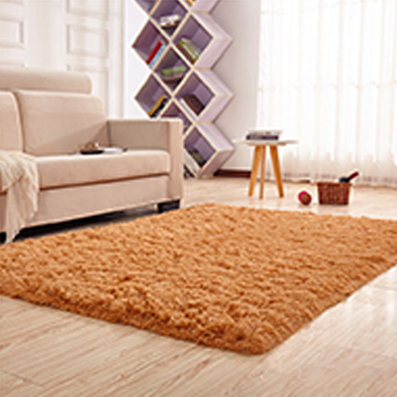 Minimalistischer Rug Multi-Farb-Kunstfell-Innenteppichmaschine Waschbarer Anti-Schlupf-Teppich für Wohnzimmer