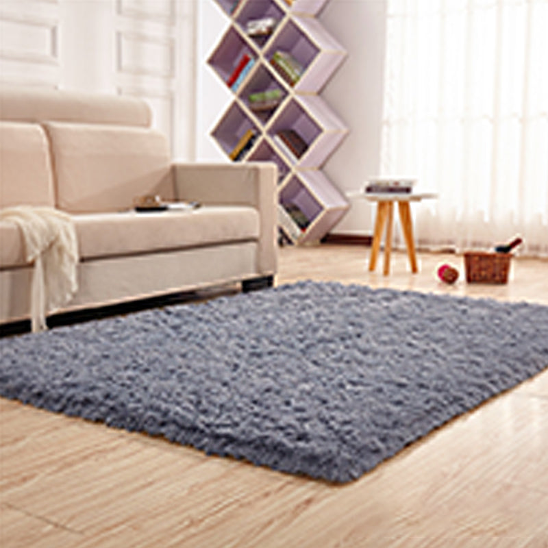Minimalistischer Rug Multi-Farb-Kunstfell-Innenteppichmaschine Waschbarer Anti-Schlupf-Teppich für Wohnzimmer