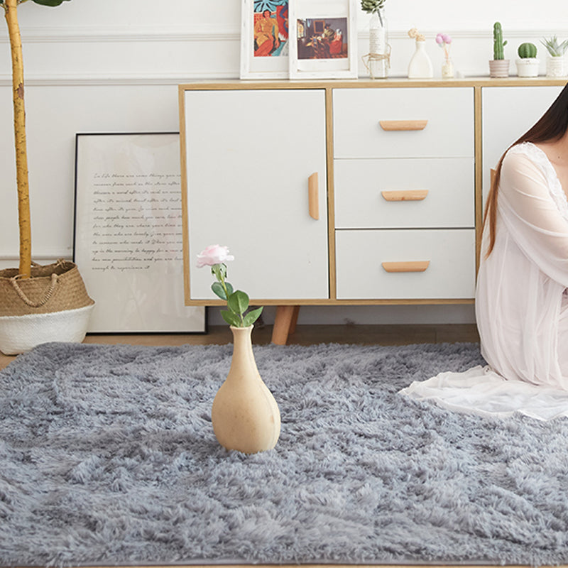 Comfort Decoratietapijt Meerkleurig effen tapijt Antislip achterkant Wasbaar binnentapijt