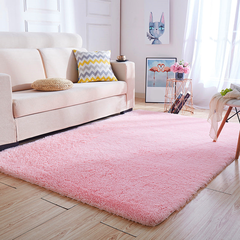 Tapijt met veelkleurige strepenprint, kunstwol, relaxruimtetapijt, antislip, diervriendelijk tapijt voor decoratie