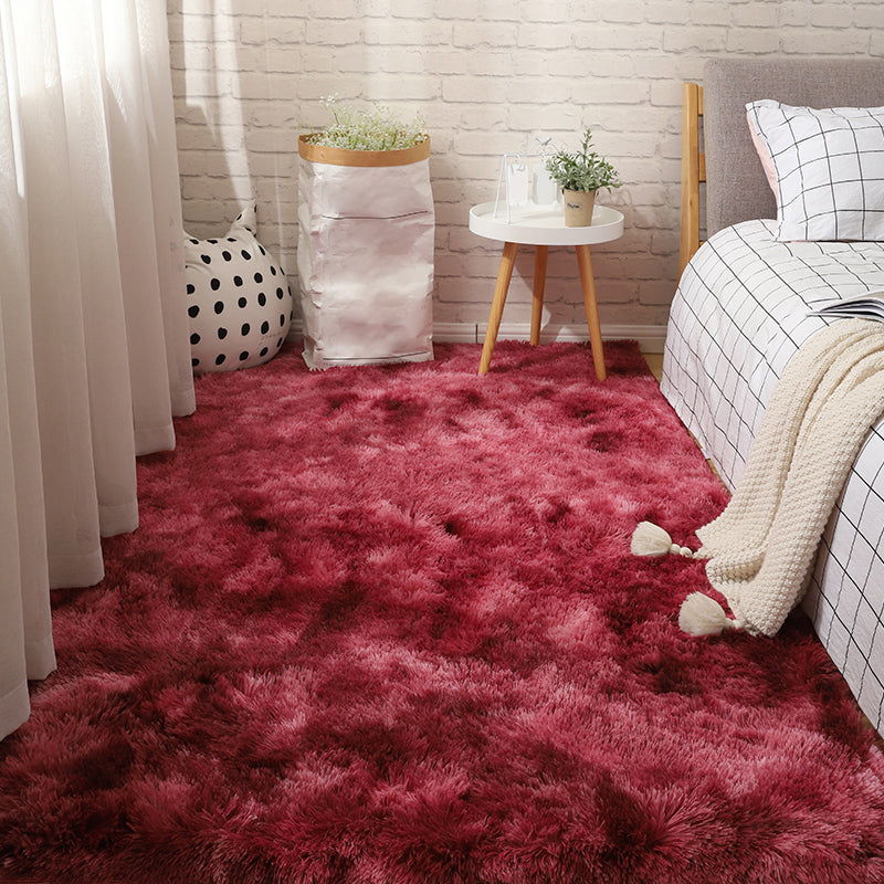 Tapijt met veelkleurige strepenprint, kunstwol, relaxruimtetapijt, antislip, diervriendelijk tapijt voor decoratie