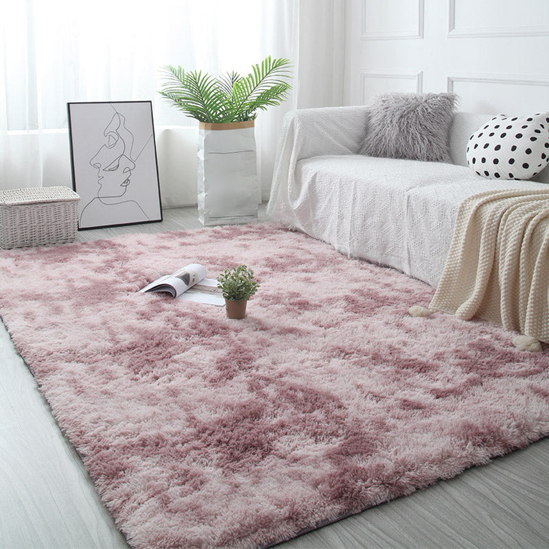 Tapijt met veelkleurige strepenprint, kunstwol, relaxruimtetapijt, antislip, diervriendelijk tapijt voor decoratie