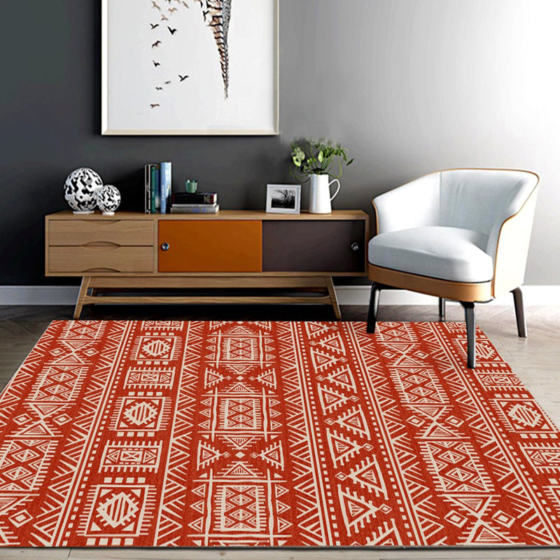 Americana Living Room Tapijt Multi-kleuren Southwestern Print Tapijt Polypropyleen Anti-slip Machine Wasbaar Rug