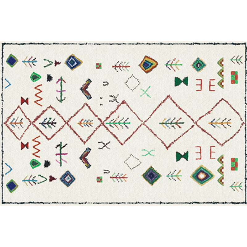 Alfombra de decoración moderna de la alfombra de la alfombra del área geográfica del área de los colores múltiples