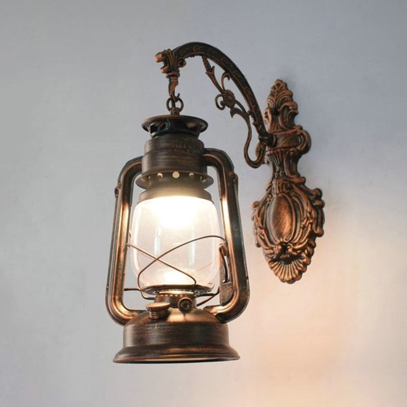 Lampada a parete a 1 luci a parete Light Vintage Lantern Ferosene Lighting for Restaurant