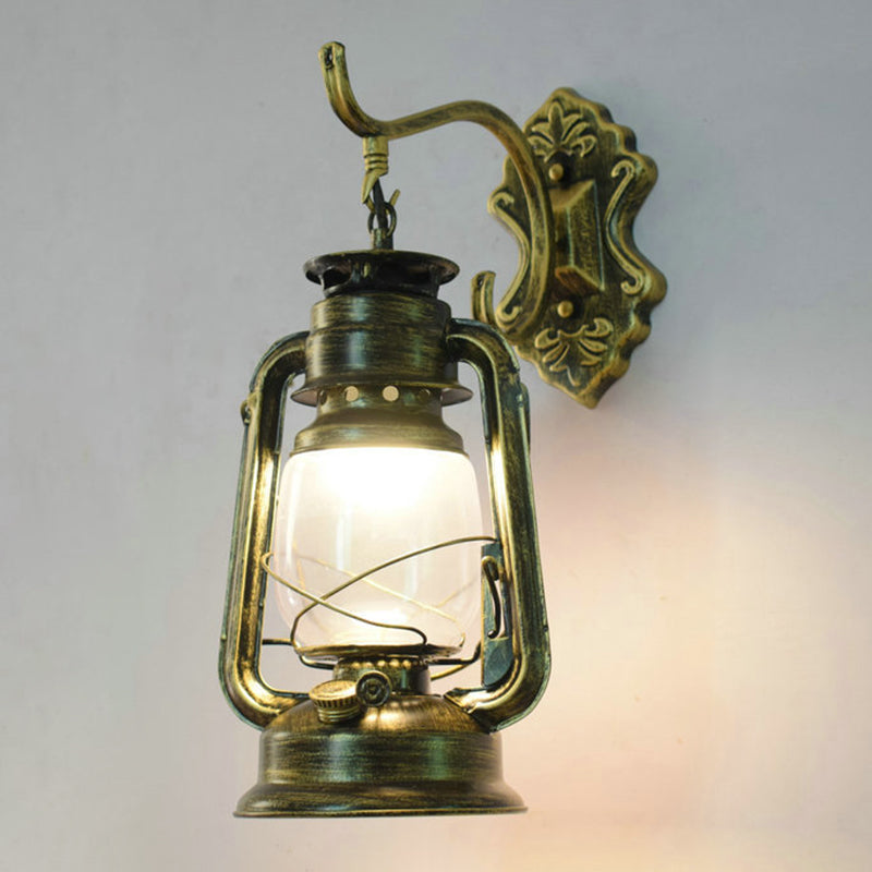 Lampada a parete a 1 luci a parete Light Vintage Lantern Ferosene Lighting for Restaurant