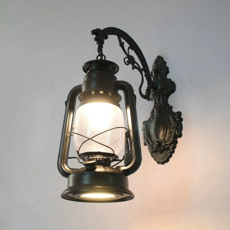 Lampada a parete a 1 luci a parete Light Vintage Lantern Ferosene Lighting for Restaurant