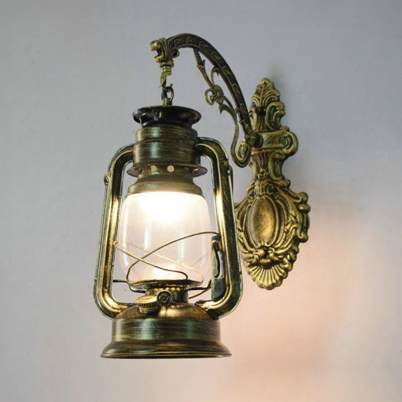Lampada a parete a 1 luci a parete Light Vintage Lantern Ferosene Lighting for Restaurant