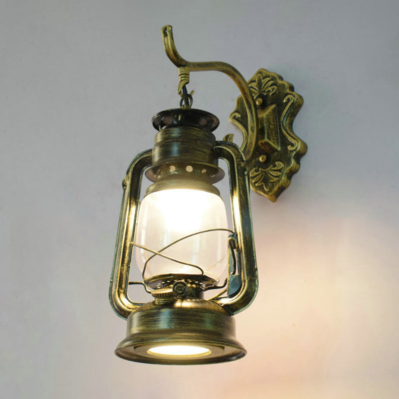 Lampada a parete a 1 luci a parete Light Vintage Lantern Ferosene Lighting for Restaurant