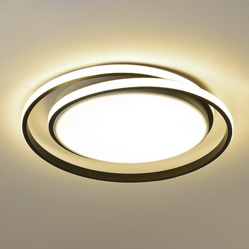 Acrylic Round LED Flush Mount Light Simplicity Flush Mount Ceiling Light for Bedroom