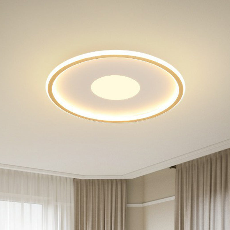 Acrylic Extra-Thin Round LED Flush Mount Modern Flushmount Ceiling Light for Living Room