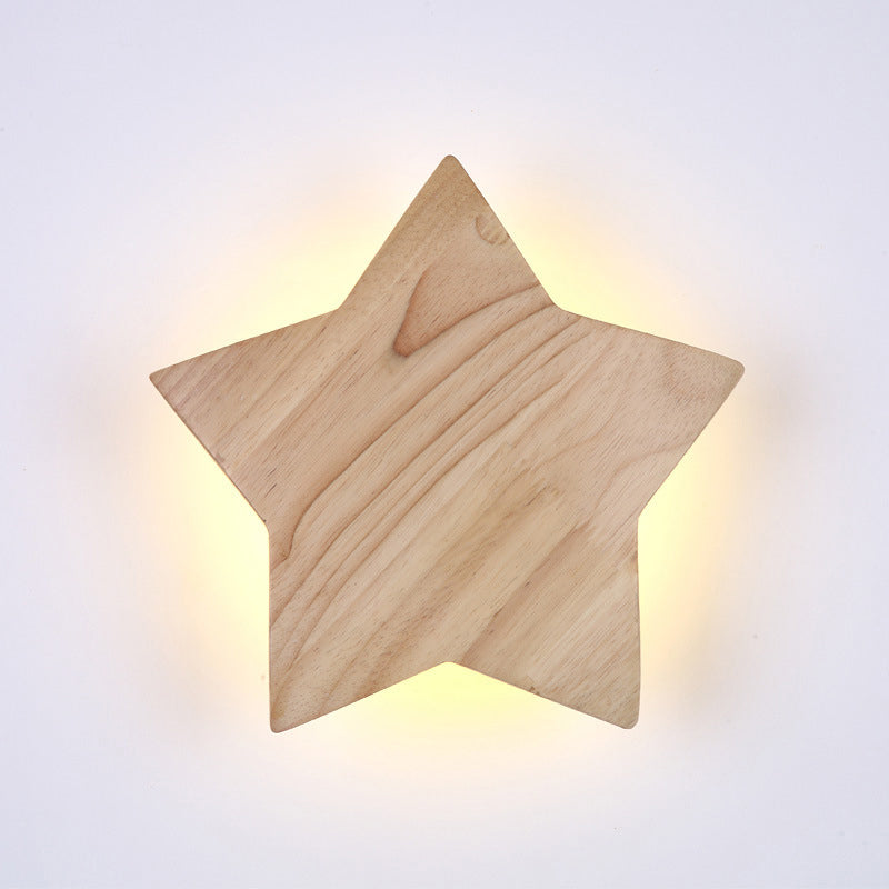 Ideas de iluminación de pared LED en forma de estrella Sala de estar contemporánea Sala de estar Luz de Luz de Luz