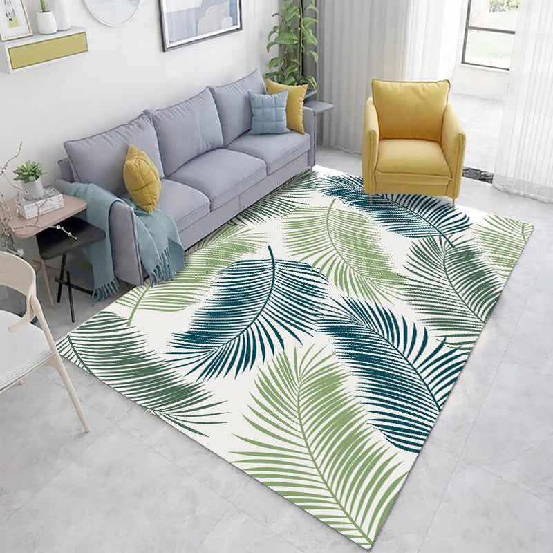 Classic Geo Print Rug Multi Colored Polyster Area Rug Anti-Slip Backing Pet Friendly Washable Carpet for Parlor