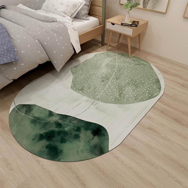 Multicolor Novelty Rug Polyster Colorblock Area Carpet Easy Care Machine Washable Indoor Rug for Home