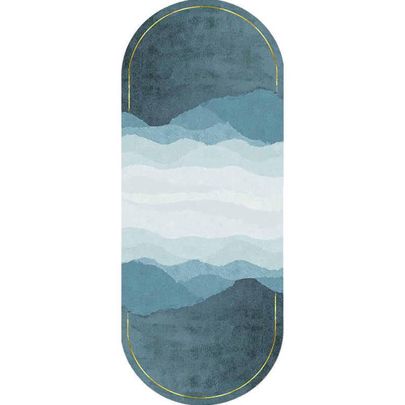 Casual Multi Color Chinese Rug Nylon Abstract Patterned Carpet Pet Friendly Stain-Resistant Indoor Rug for Living Room