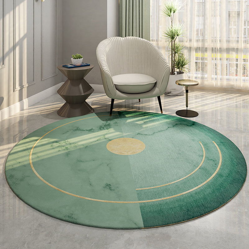 Classic Nordic Rug Multi Color Abstract Area Carpet Easy Care Pet Friendly Machine Washable Rug for Decoration