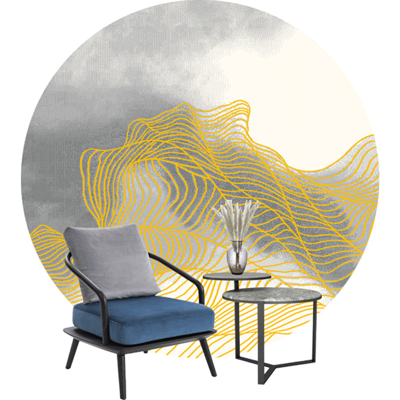 Casual Color Block Rug Multicolor Rayon Area Carpet Pet Friendly Washable Indoor Rug for Living Room