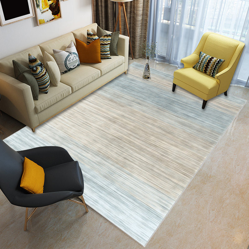 Glam Living Room Rug Multi Colored Abstract Pattern Carpet Synthetics Machine Washable Non-Slip Rug