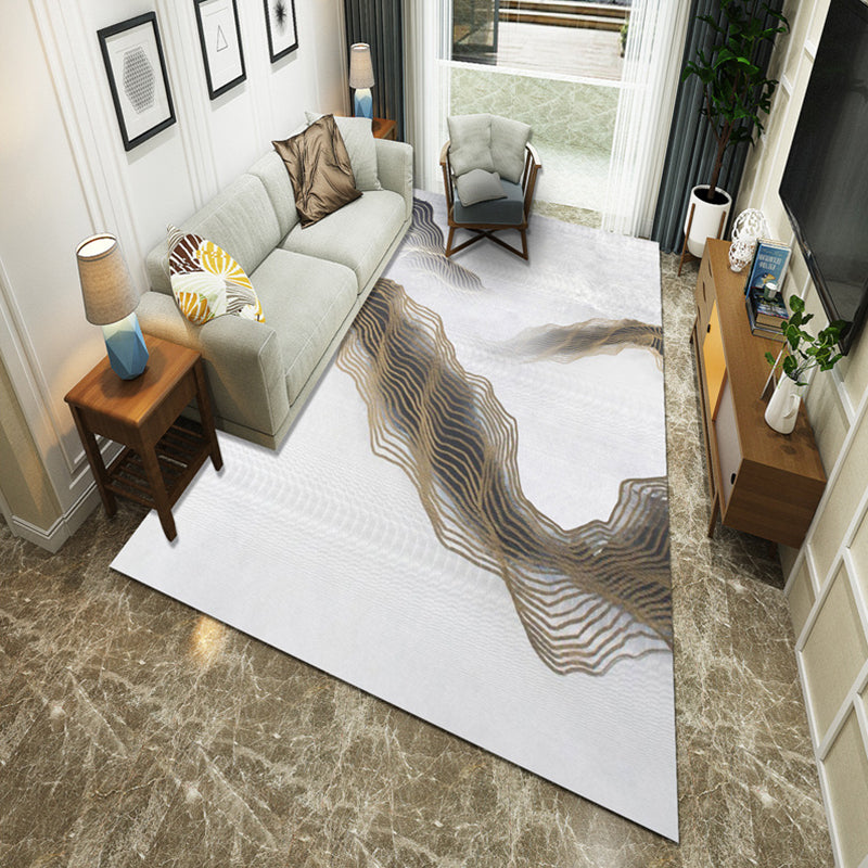 Minimalistische kamer Tapijt Multi -gekleurde oosterse afdrukruimte Tapijt Polyster Easy verzorgt Machine Wasbaar binnen Tapijt