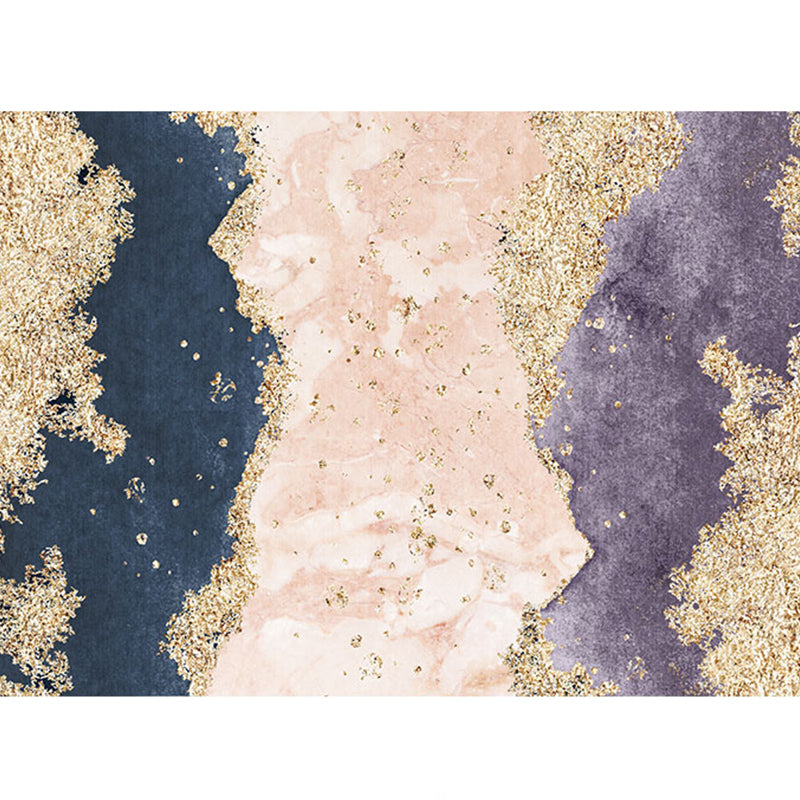 Nordic Parlor Rug Multi Colored Oriental Pattern Indoor Rug Polypropylene Anti-Slip Backing Easy Care Carpet