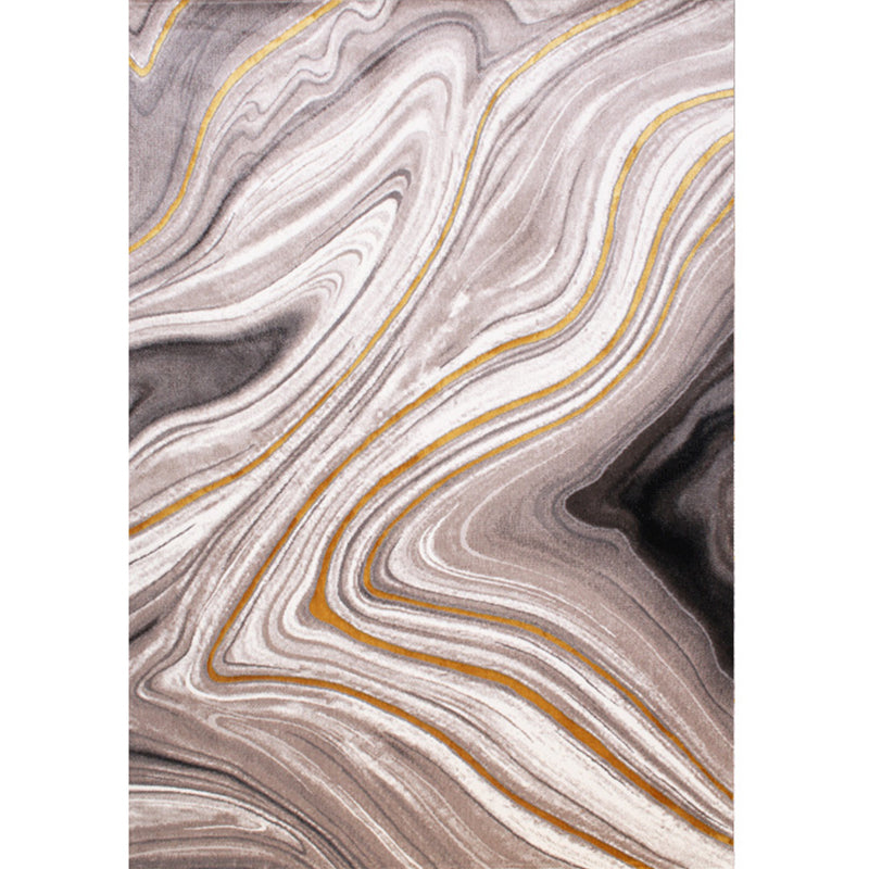 Multicolor Abstract Pattern Rug Rayon Chinese Area Rug Pet Friendly Easy Care Washable Carpet for Room