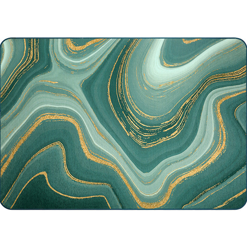 Multi Color Contemporary Rug Synthetics Geometric Print Area Carpet Non-Slip Backing Stain-Resistant Rug for Room