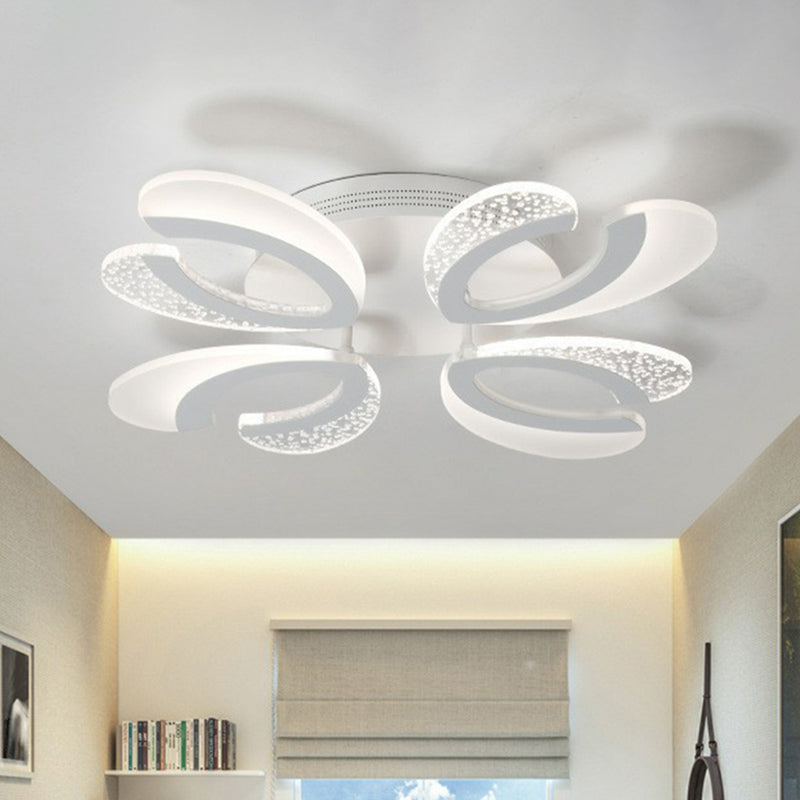 V-förmige LED Semi Flush modern