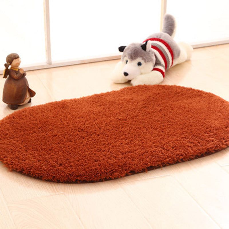 Einfacher niedlicher Teppich mehrfarbigem, fester Farbe Innenpulte Rutschtierfreundlichkeit Easy Care Area Teppich für Zuhause