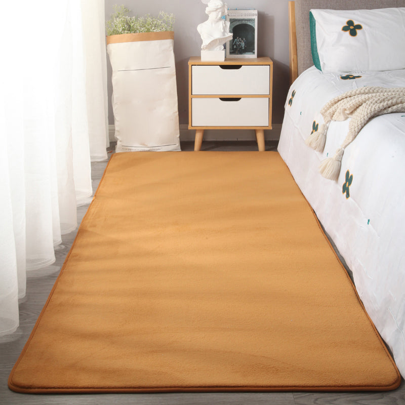Alfombra de dormitorio simplicidad Área lisa multicolor polipropileno Alfombra resistente a las manchas sin deslizamiento