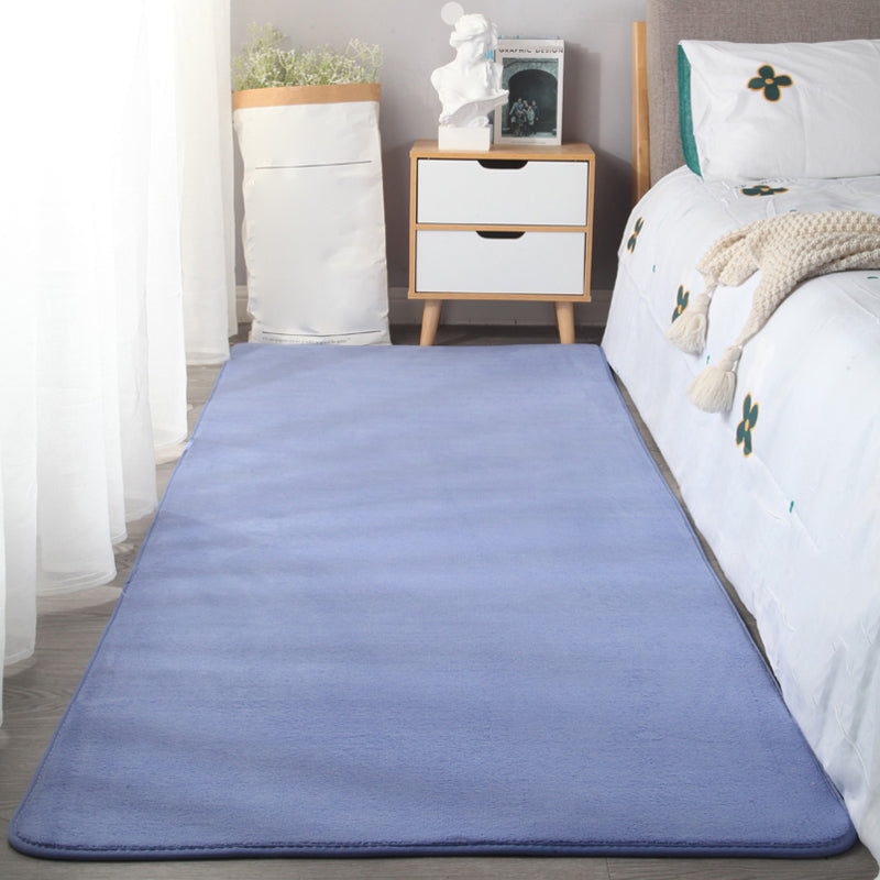 Alfombra de dormitorio simplicidad Área lisa multicolor polipropileno Alfombra resistente a las manchas sin deslizamiento