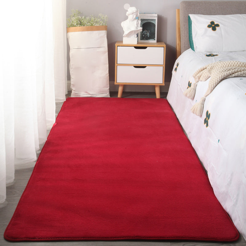 Alfombra de dormitorio simplicidad Área lisa multicolor polipropileno Alfombra resistente a las manchas sin deslizamiento