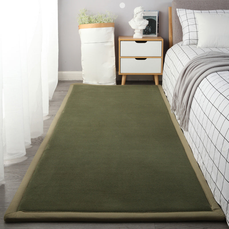 Tapis simple décontracté simple tapis intérieur ordinaire en soins de soins faciles à un tapis de support non glissant pour animaux de compagnie pour chambre à coucher