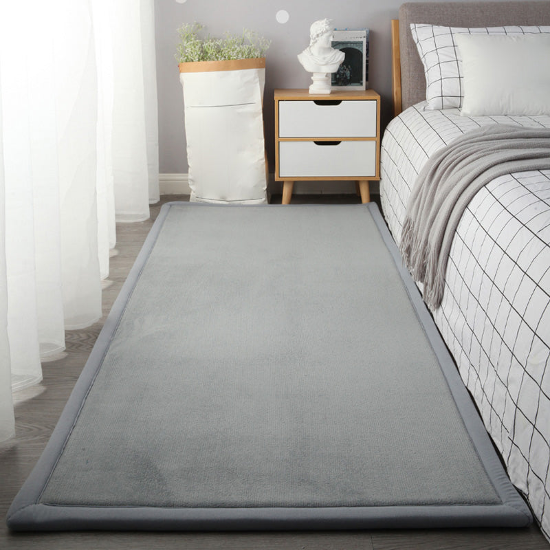 Tapis simple décontracté simple tapis intérieur ordinaire en soins de soins faciles à un tapis de support non glissant pour animaux de compagnie pour chambre à coucher