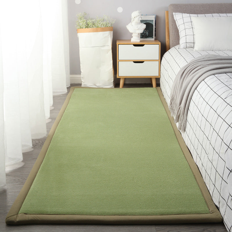 Tapis simple décontracté simple tapis intérieur ordinaire en soins de soins faciles à un tapis de support non glissant pour animaux de compagnie pour chambre à coucher