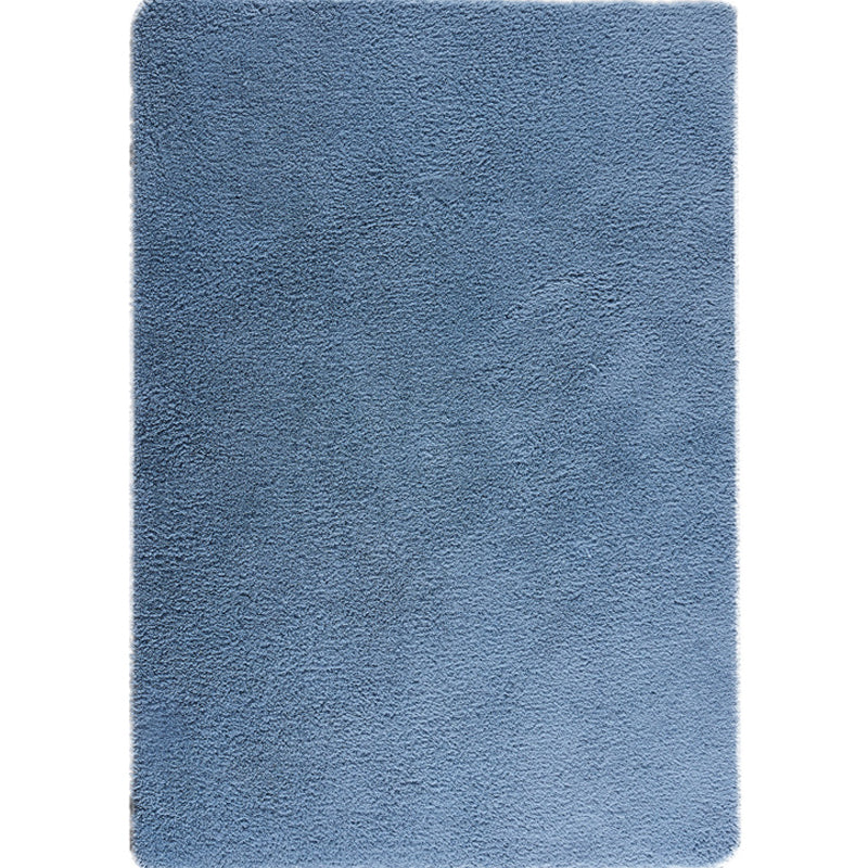Multi-Colored Plain Rug Synthetics Minimalist Carpet Pet Friendly Anti-Slip Backing Indoor Rug for Living Room